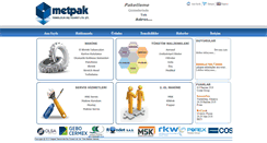 Desktop Screenshot of metpak.com.tr